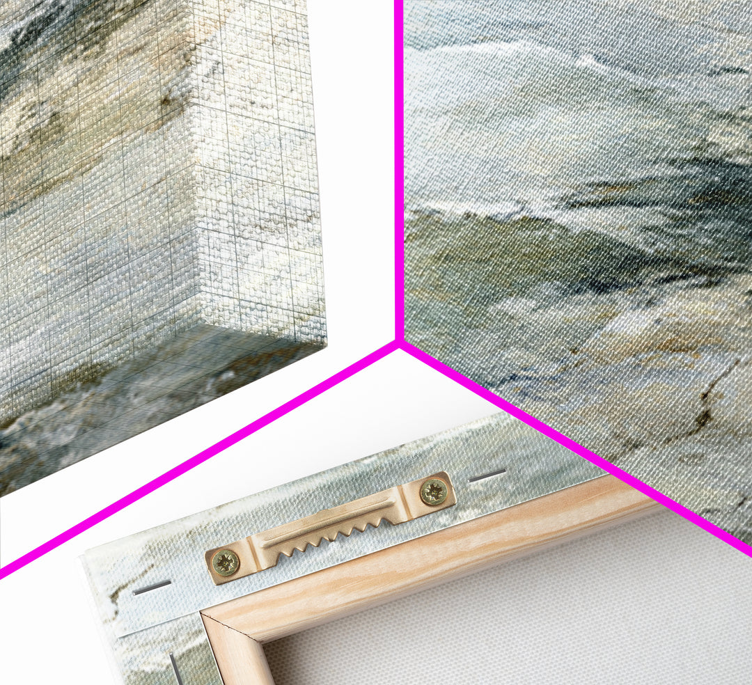 Light Marble Texture Abstract Framed Canvas Print, Waiting Room Art, Neutral Decor, Waiting Room Decor, Fine Art, Calm, WRA-2x3-56