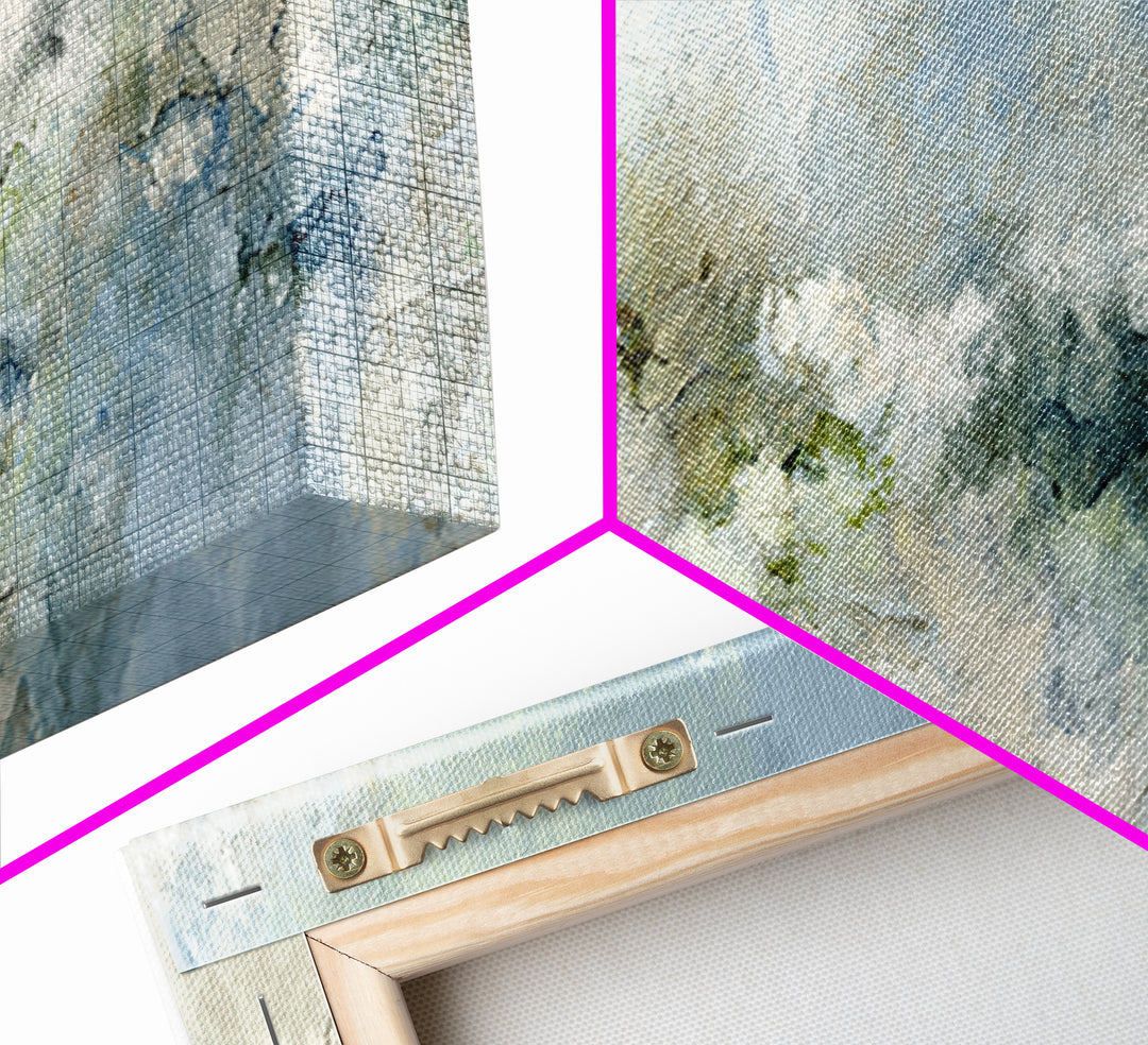 Light Marble Texture Abstract Canvas Print, Waiting Room Art, Gallery Decor, Waiting Room Decor, Fine Art, Calm, WRA-3x1-40