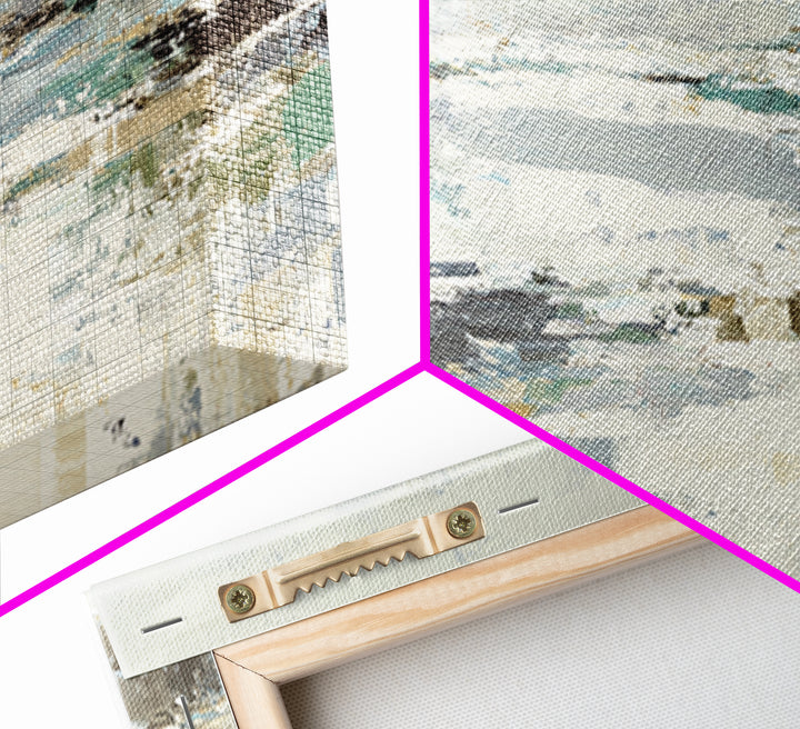 Modern Neutral Arch Abstraction Canvas Print, Waiting Room Art, Dental Wall Art, Waiting Room Decor, Abstract Art, Calm, WRA-3x1-61