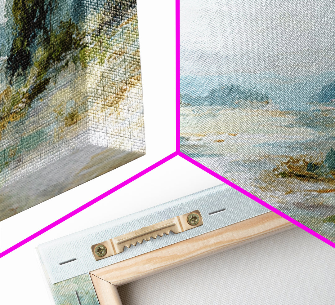 Open Field with Distant Tree Framed Canvas Print, Waiting Room Art, Room Decor, Waiting Room Decor, Calm, Bedroom Decor, WRA-3x1-63