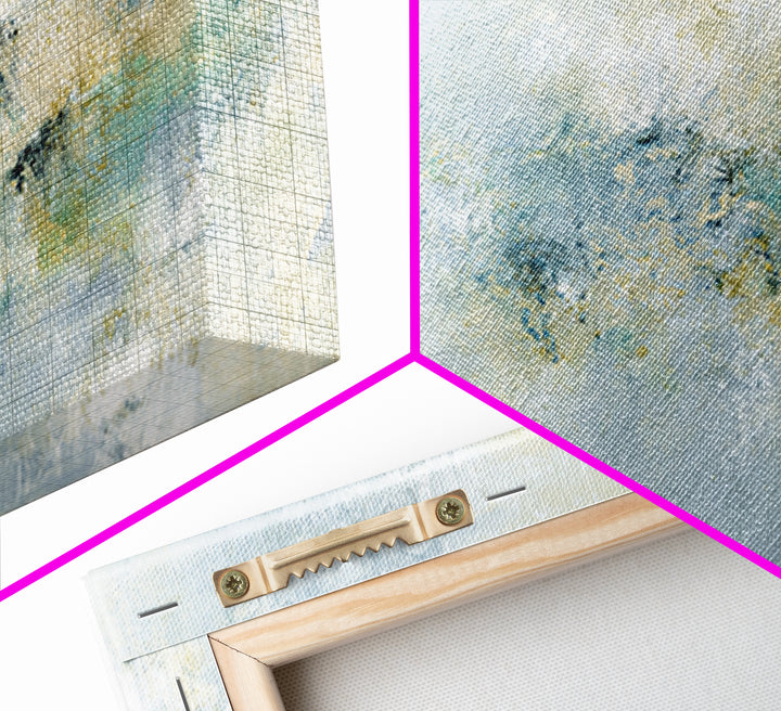 Light Marble Texture Abstract Canvas Print, Waiting Room Art, Minimalist Decor, Waiting Room Decor, Abstract Art, Calm, WRA-3x1-88