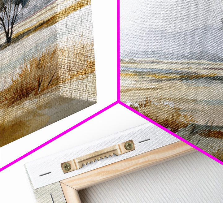 Open Field with Distant Tree Canvas Print, Waiting Room Art, Modern Art, Waiting Room Decor, Calm, Therapy Office Decor, WRA-3x2-3
