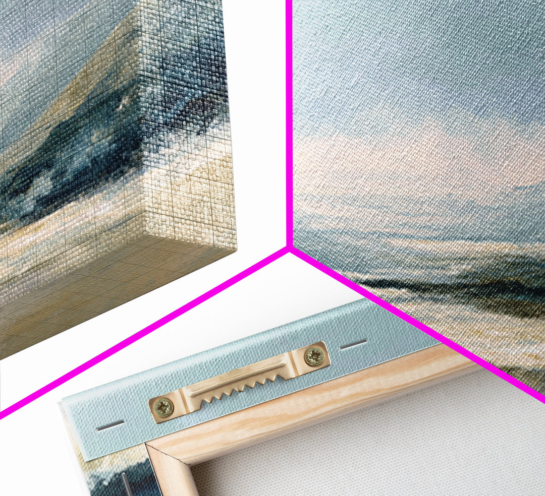 Soft Abstract Waves Canvas Print, Waiting Room Art, Office Wall Decor, Waiting Room Decor, Fine Art, Calm, Photography Print, WRA-3x2-54