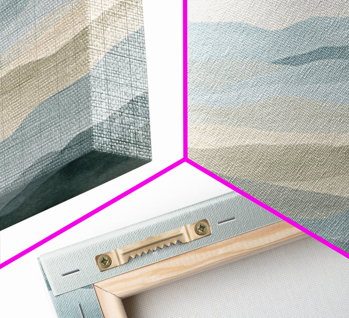 Simple Mountain Layers Canvas Print, Waiting Room Art, Modern Art, Waiting Room Decor, Fine Art, Calm, Therapy Office Decor, WRA-3x2-66