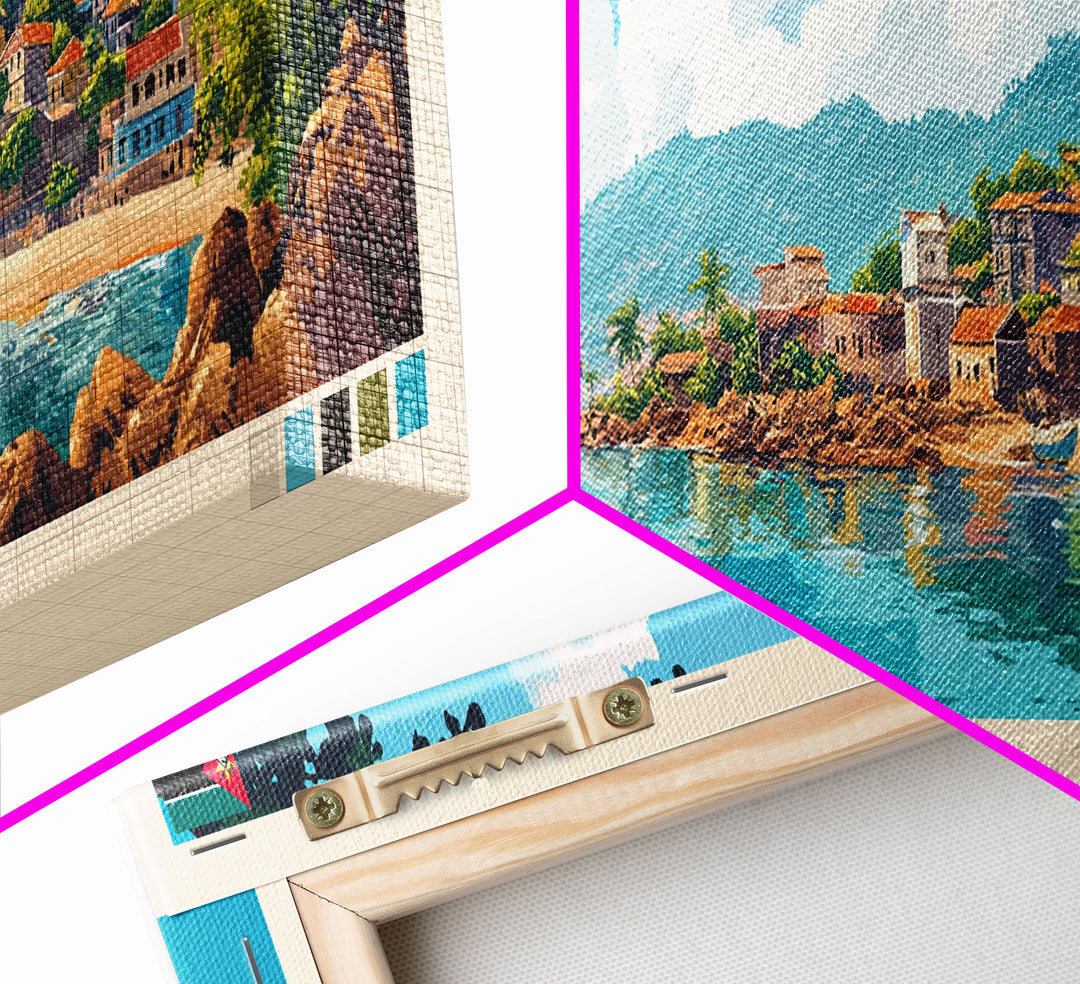 Chimoio, Mozambique Travel Poster Panoramic Canvas Print, Chimoio, Mozambique Painting, Mozambique Art, Chimoio Travel Art, Guest Room Painting