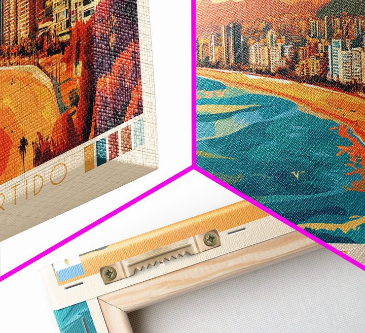 Vicente Lopez Partido, Argentina Panoramic Travel Poster Canvas Print, Vicente Lopez Partido, Argentina Painting, Argentina Art, Vicente Lopez Partido Travel Art, Living Room Painting