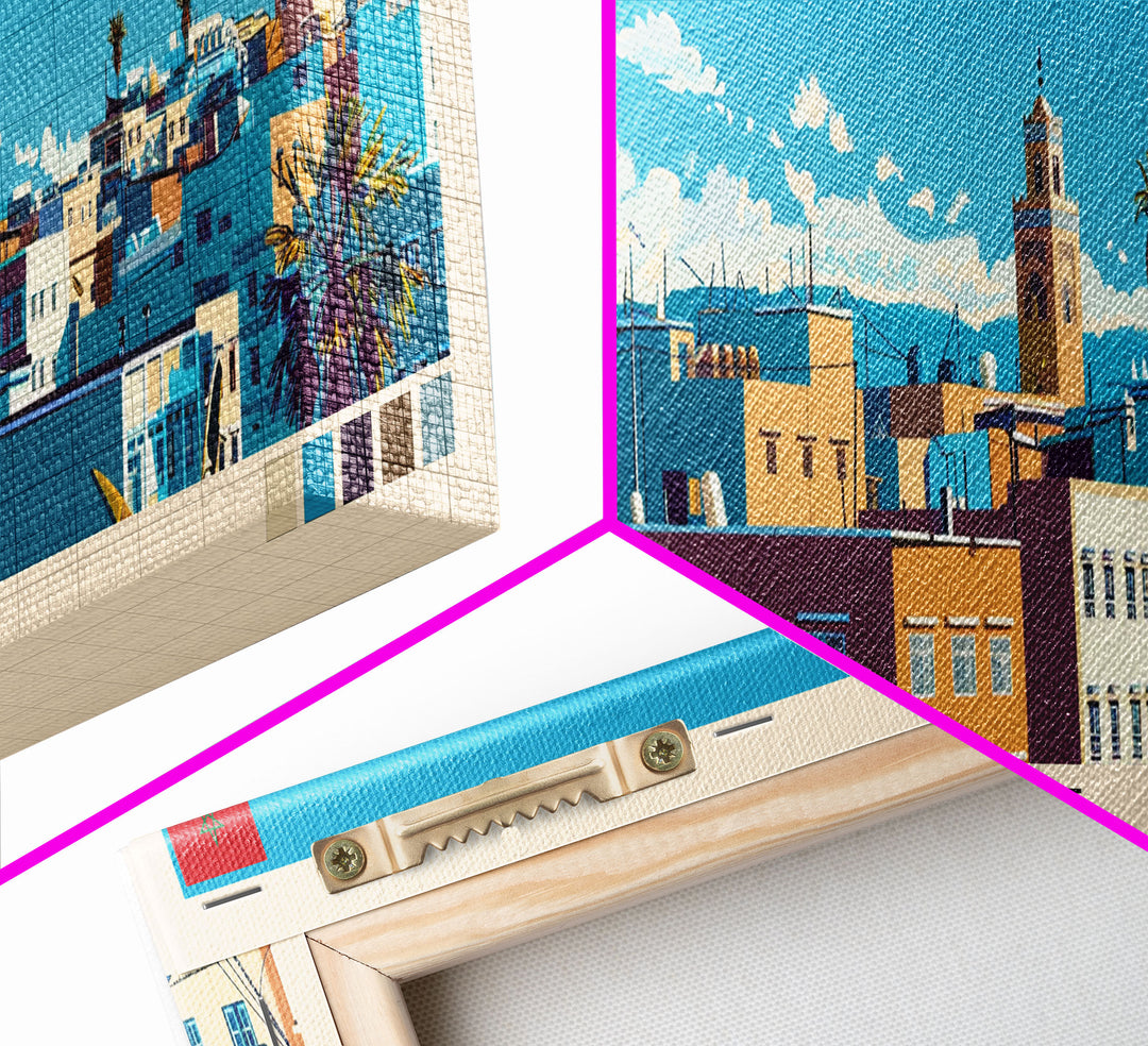 Sale, Morocco Panoramic Canvas Print, Sale, Morocco Painting, Morocco Art, Sale Travel Poster, Travel Art, Vacation Gift