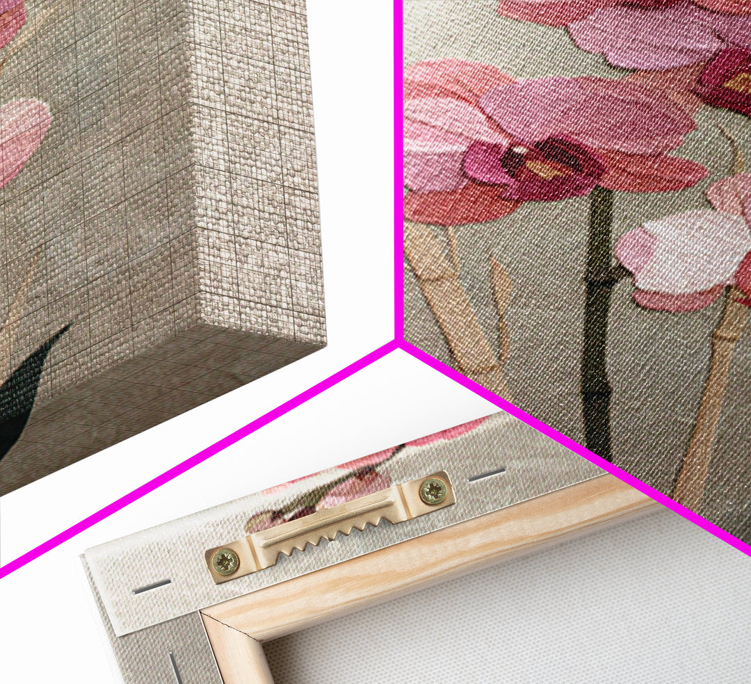 Single Orchid Stem Canvas Print, Zen Art, Boho Wall Art, Living Room Decor, Fine Art, Zen, Flower Print, Neutral Wall Art, ZEN-2x3-31