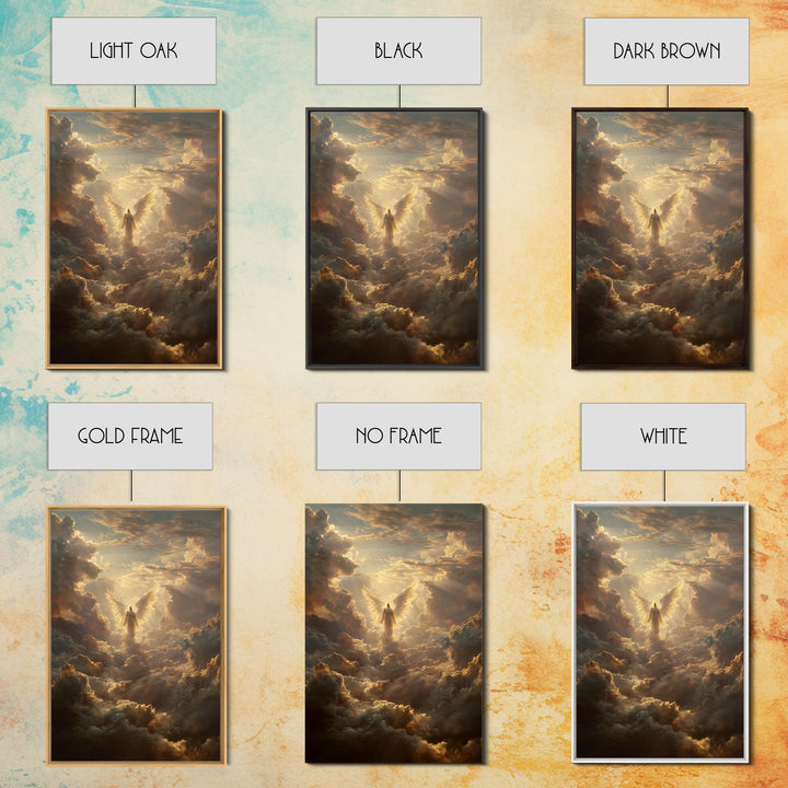 Dark Moody Battle Field Landscape With Cross And Sun Rays Painting Oil Art Print Wall Art For Rustic Home Or Office Decor