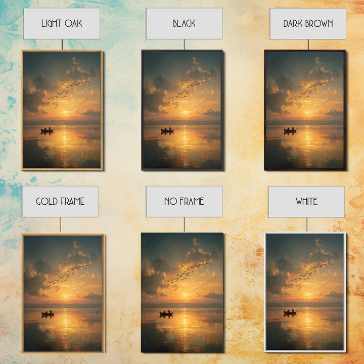 Radiant Sunbeam Breaking Through Clouds With Figure Standing Epic Inspirational Wall Art Canvas Print For Office