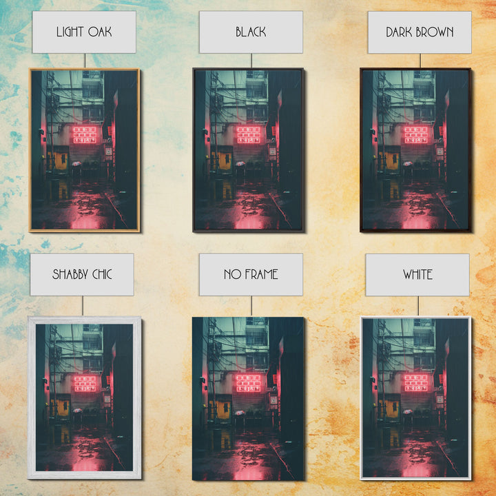 Japanese Art, Japan Street Wall Art, Asian Art, Canvas Print, Wall Hanging, Portrait Art, Boys Bedroom Decor, Trendy Wall Art, Unique Gift