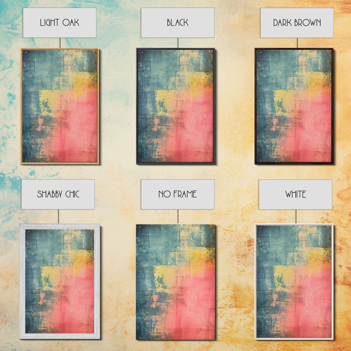 Denim Canvas Print Wall Art, Tie Dye Denim Texture Print On Canvas, Unique Wall Art, Boho Style Art, Minimalist Wall art