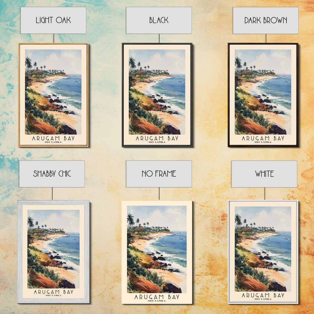 Arugam Bay, Sri Lanka Watercolor Print, Vacation Gift, Sri Lanka Wall Art, Vacation Wall Art, Vacatation Memories, Beach Decor, Beach Or Lakehouse Art