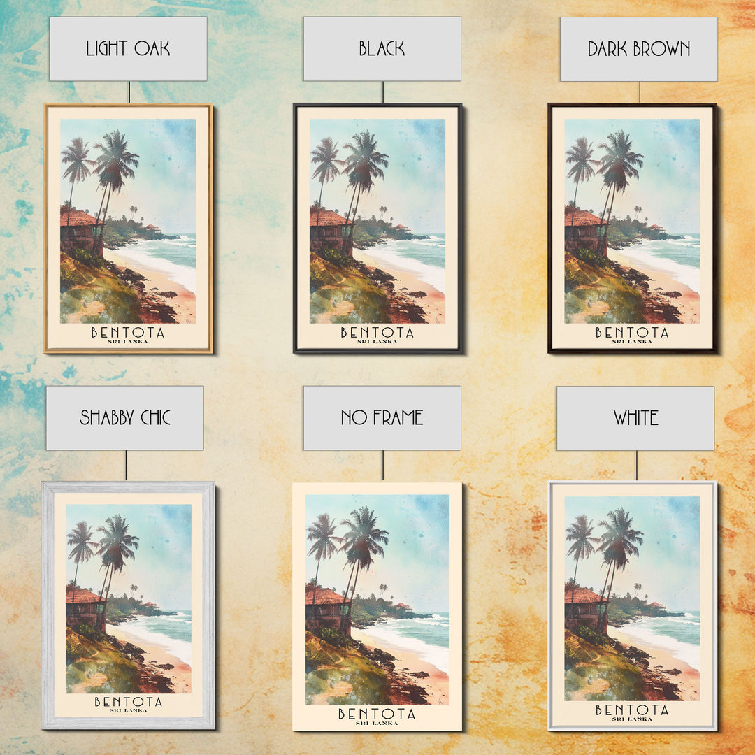 Bentota, Sri Lanka Watercolor Print, Vacation Gift, Sri Lanka Wall Art, Beach Painting, Beach Decor, Beach Or Lakehouse Art