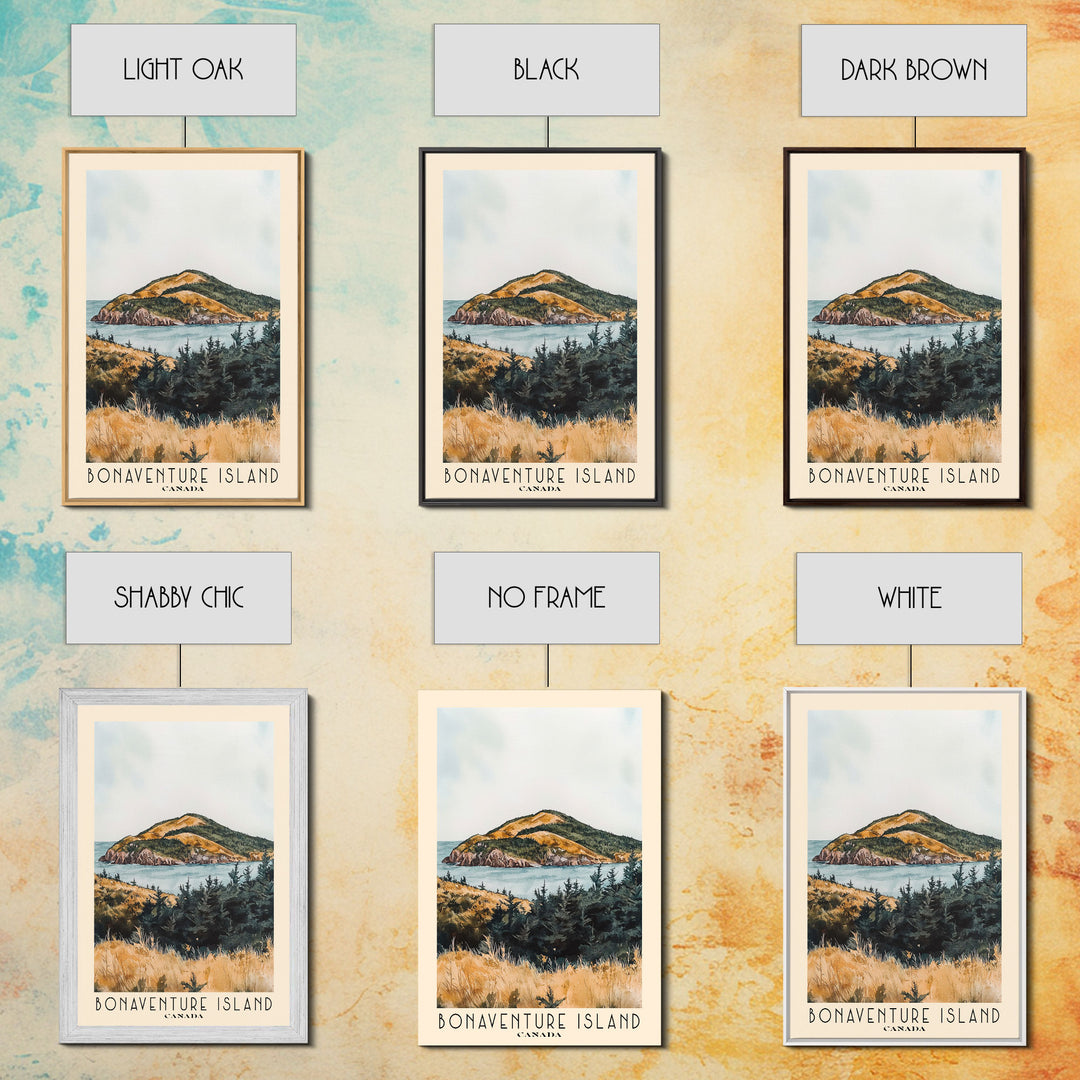 Bonaventure Island, Canada Watercolor Beach Print, Vacation Gift, Canada Wall Art, Beach Painting, Beach Decor, Beach Painting