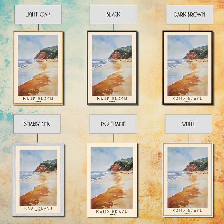 Kaup Beach, India Watercolor Print, Vacation Gift, India Wall Art, Beach Painting, Beach Decor, Beach Or Lakehouse Art