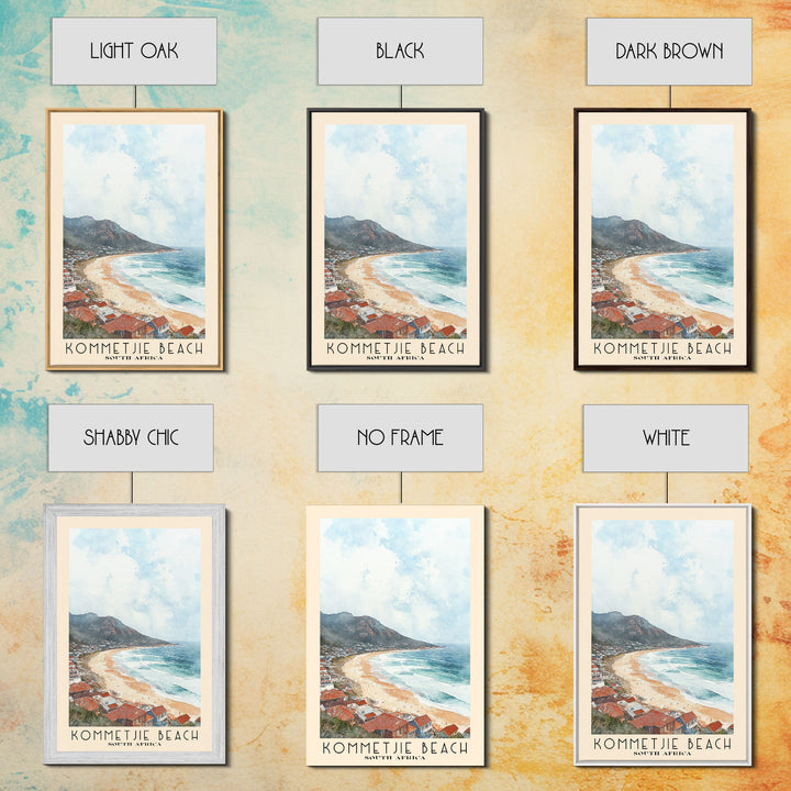 Kommetjie Beach, South Africa Watercolor Print, Vacation Gift, South Africa Wall Art, Vacation Wall Art, Vacatation Memories, Beach Decor, Beach Or Lakehouse Art