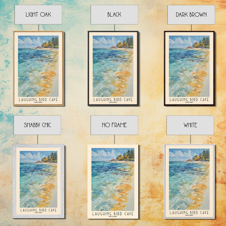 Laughing Bird Caye, Belize Watercolor Print, Vacation Gift, Belize Wall Art, Beach Painting, Beach Decor, Beach Or Lakehouse Art