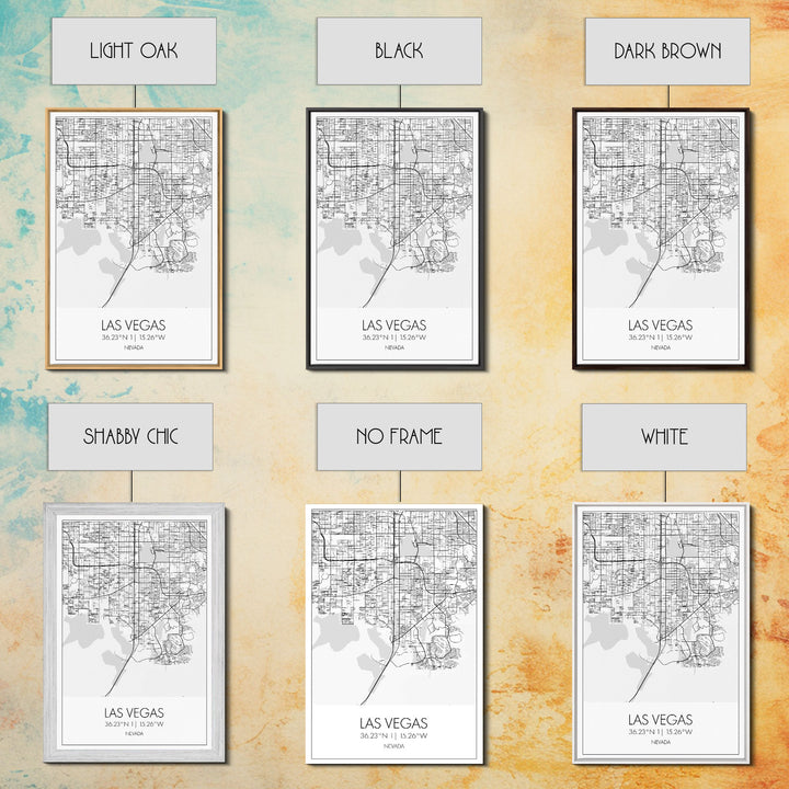 Las Vegas Street Map, Nevada Map, City Map Art, Modern Wall Art, Wall Art, Canvas Print, Travel Wall Décor, Dorm Wall Print, Couples Gift
