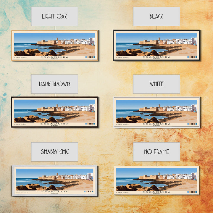 Essaouira, Morocco Panoramic Print, Vacation Gift, Morocco Wall Art, Vacation Wall Art, Vacatation Memories, Beach Decor, Beach Or Lakehouse Art