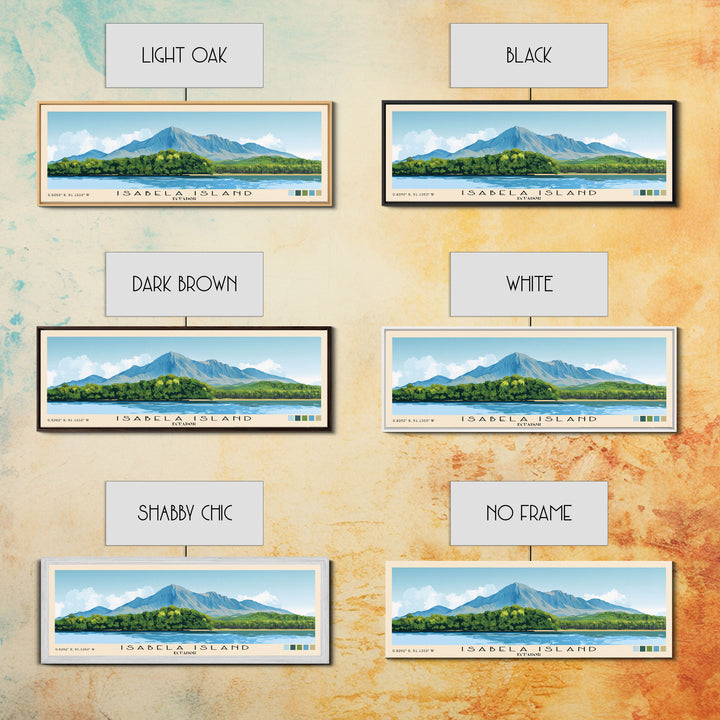 Isabela Island, Ecuador Panoramic Print, Vacation Gift, Ecuador Wall Art, Vacation Wall Art, Vacatation Memories, Beach Decor, Beach Or Lakehouse Art