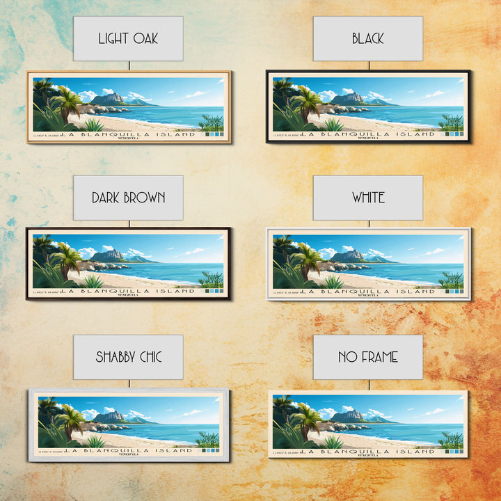 La Blanquilla Island, Venezuela Panoramic Print, Vacation Gift, Venezuela Wall Art, Vacation Wall Art, Vacatation Memories, Beach Decor, Beach Or Lakehouse Art