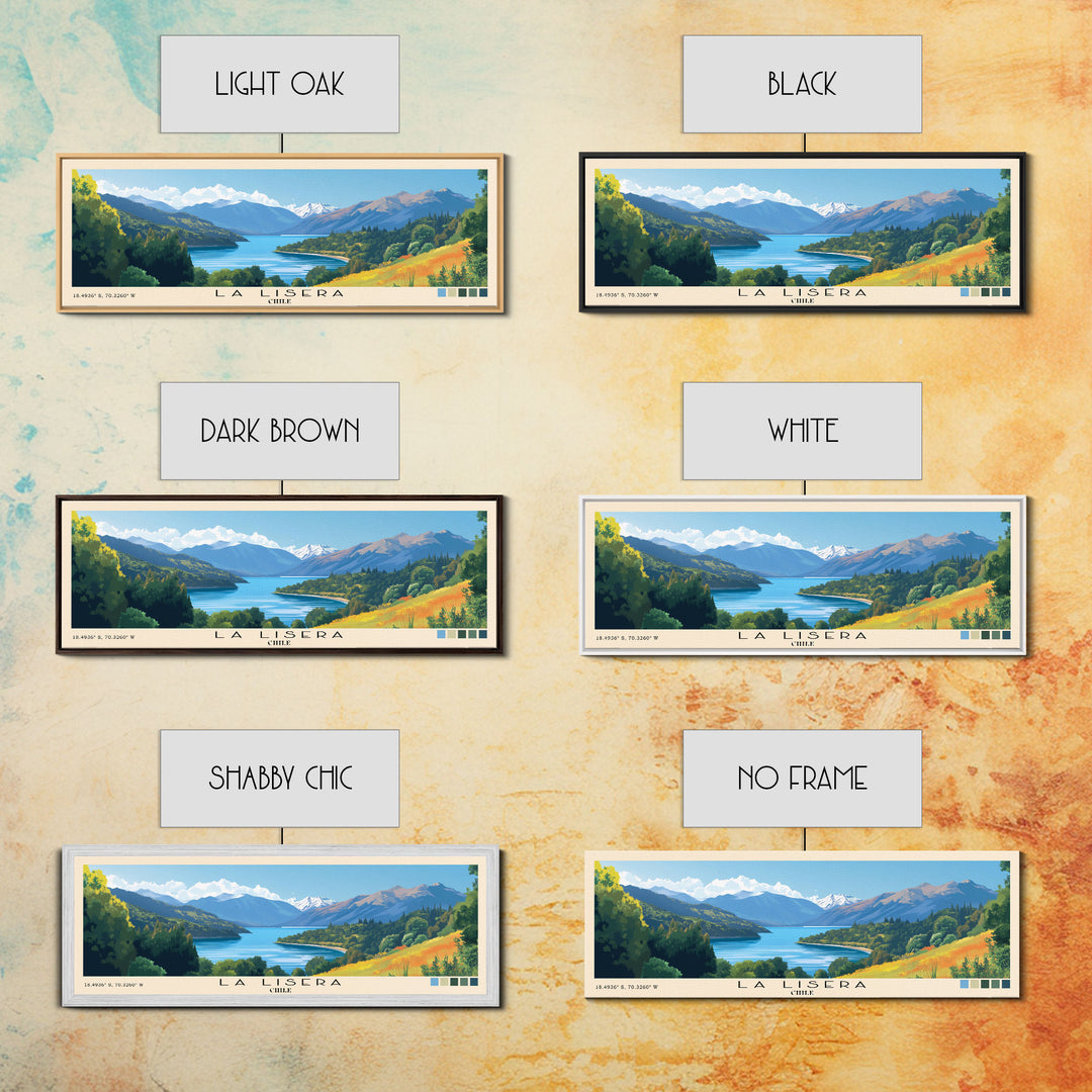 La Lisera, Chile Panoramic Print, Vacation Gift, Chile Wall Art, Vacation Wall Art, Vacatation Memories, Beach Decor, Beach Or Lakehouse Art