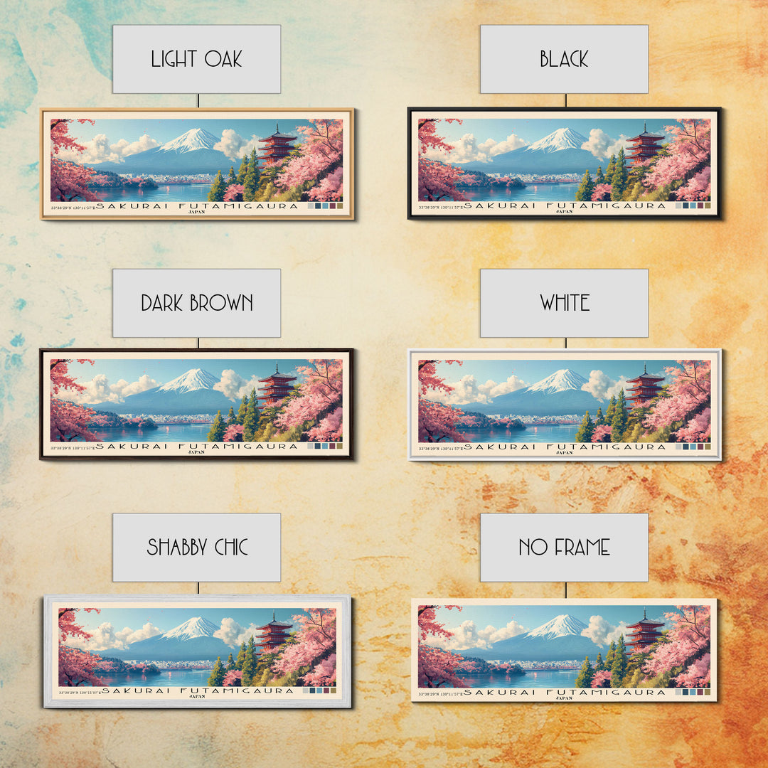 Sakurai Futamigaura, Japan Panoramic Print, Vacation Gift, Japan Wall Art, Vacation Wall Art, Vacatation Memories, Beach Decor, Beach Or Lakehouse Art