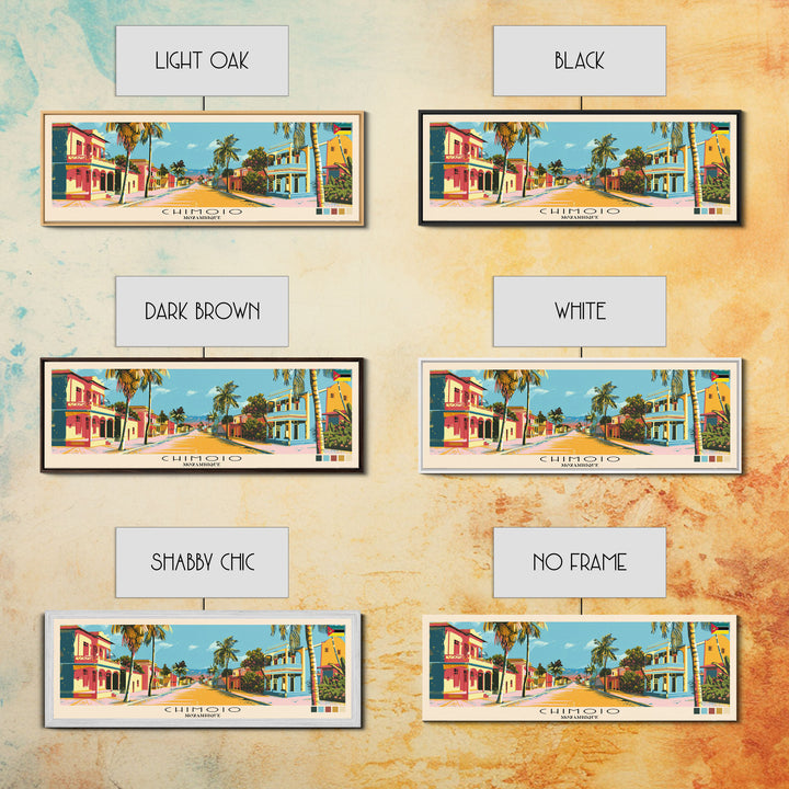 Chimoio, Mozambique Panoramic Canvas Print, Chimoio, Mozambique Painting, Mozambique Art, Chimoio Travel Poster, Travel Art, Guest Room Painting