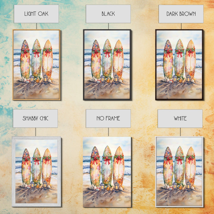 Sailboats With Autumn Reflections Framed Canvas Print Fall Nautical Wall Art Coastal Decor Best Gift Idea Seasonal Holiday Wall Art