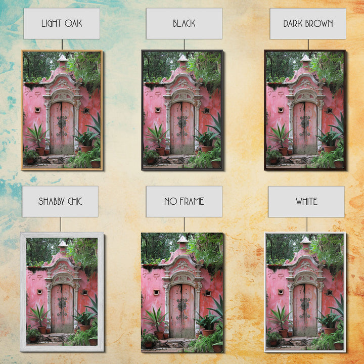 Change675 Architecture Print, 19th Century Architecture Photography, Mexico City Wall Art, Wood Framed Canvas Print