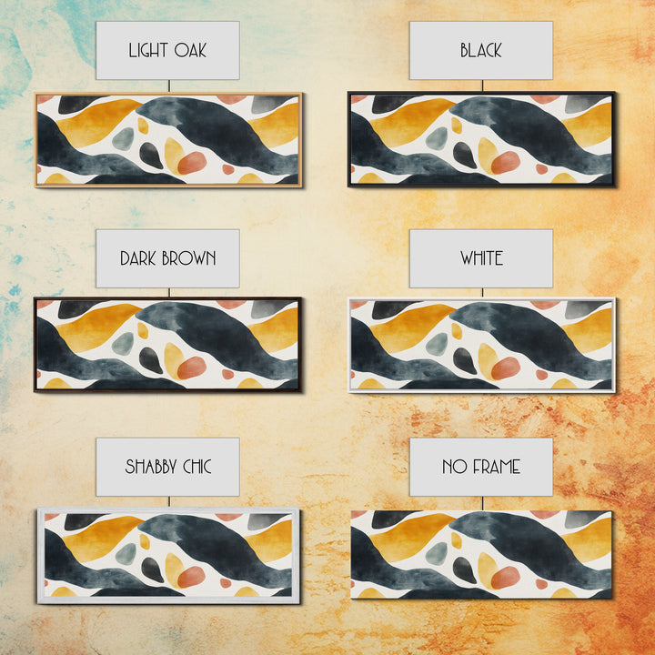 Cheetah Art Print - Animal Art - Framed Canvas Print - Animal Art - Unique Gift - Guy Gift - Panoramic Extra Wide Office Wall Art, Living Room Decor