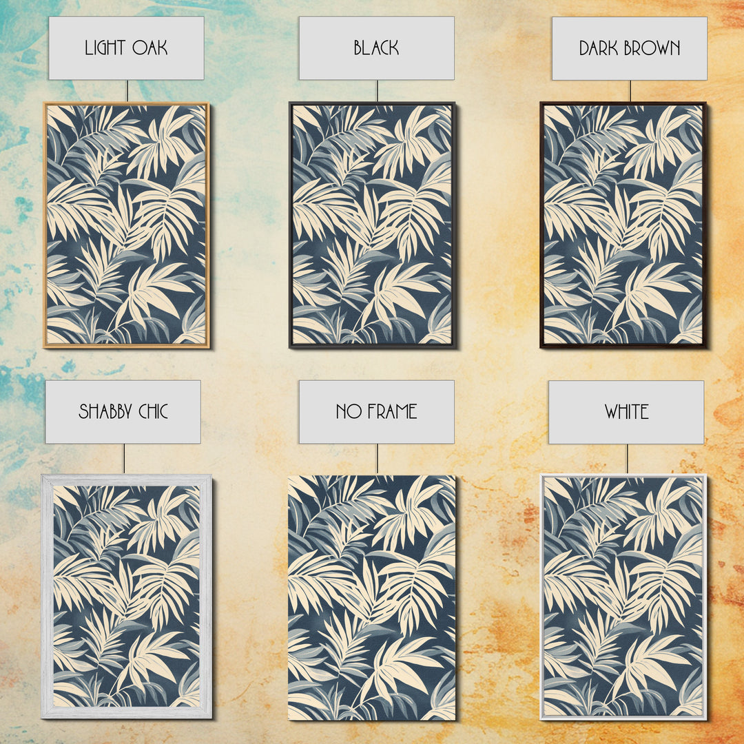 Floral / Botanical Print Wall Art Framed Canvas Print Midcentury Modern Wall Art Home Decor Boho Minimalist Ready To Hang Large Art