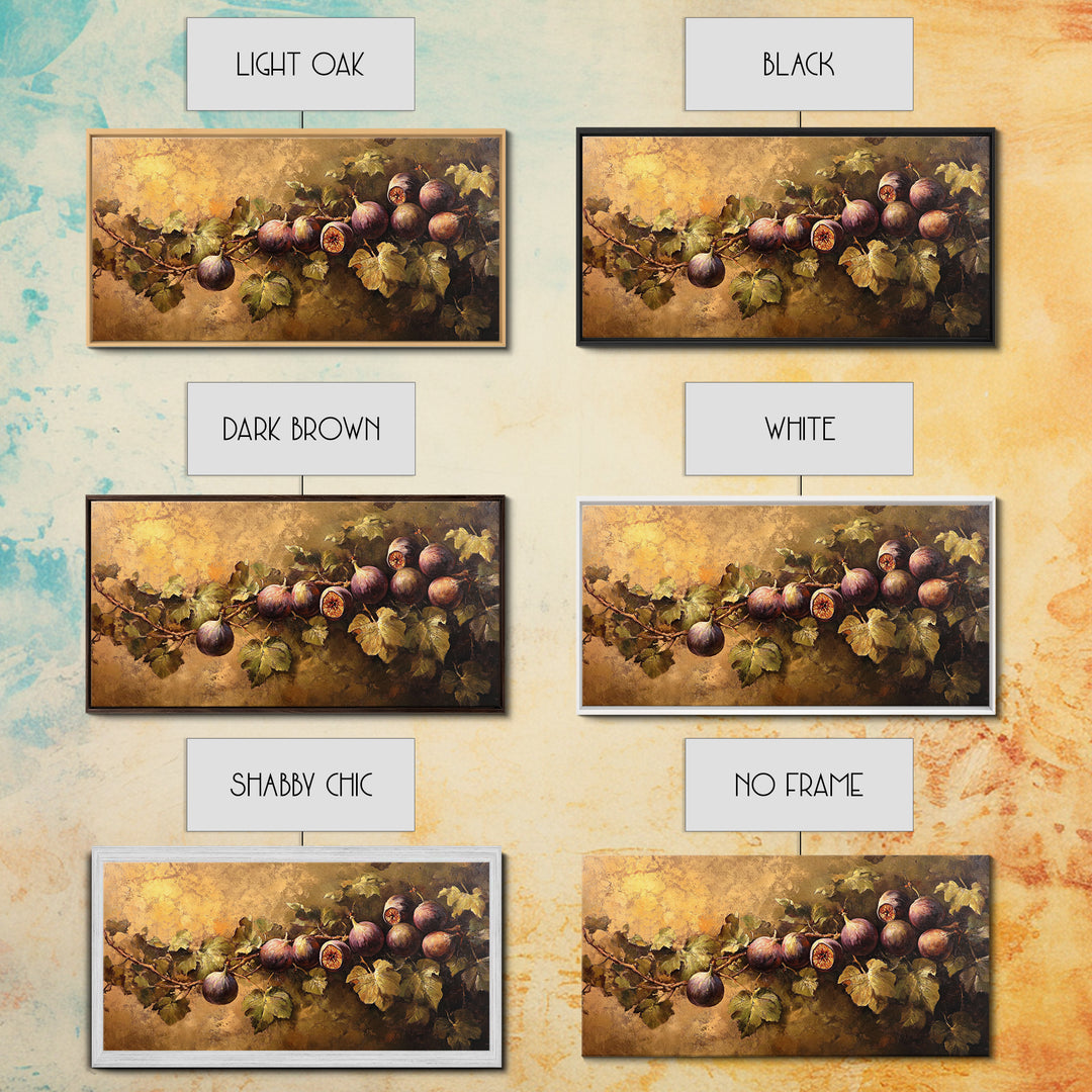 Abstract Still Life Oil Painting Print of Figs, Victorian Kithen Wall Art, Minimalist Home Decor, Muted Kitchen Art, Subdued Still Life Painting