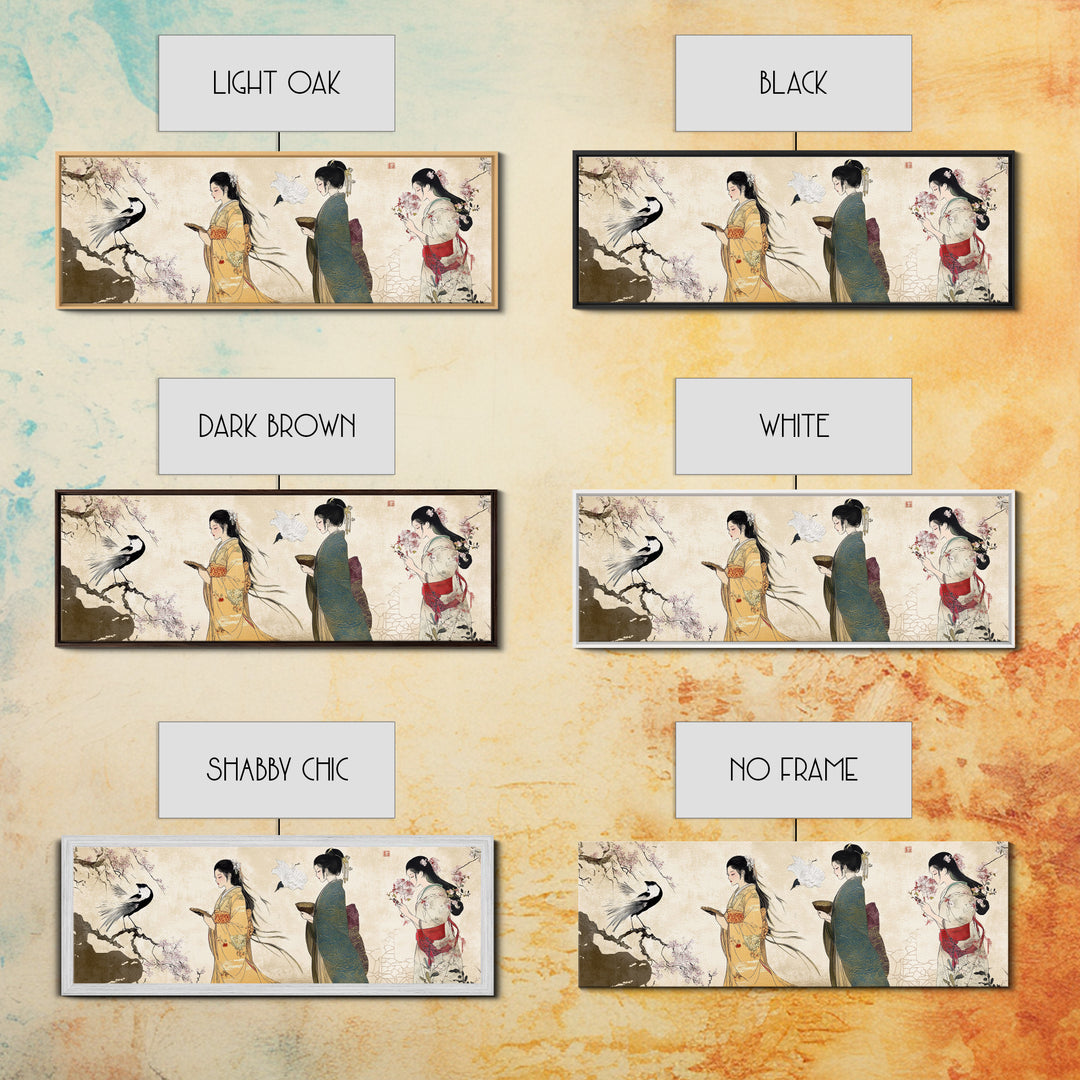 Cherry Blossom Canvas Print Chinoiserie Wall Art Japanese Minimalist Art Botanical Prints Rustic Artwork Guest Room Decor