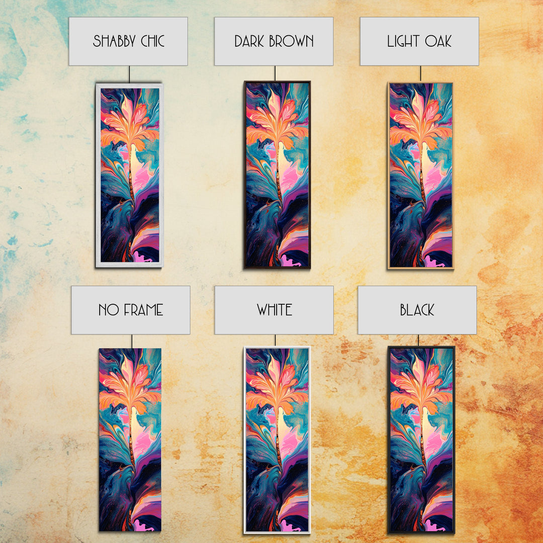 Abstract Eye Art, pink orange wall art, framed canvas print, moody art, surrealist painting, pink abstract art, extra wide art