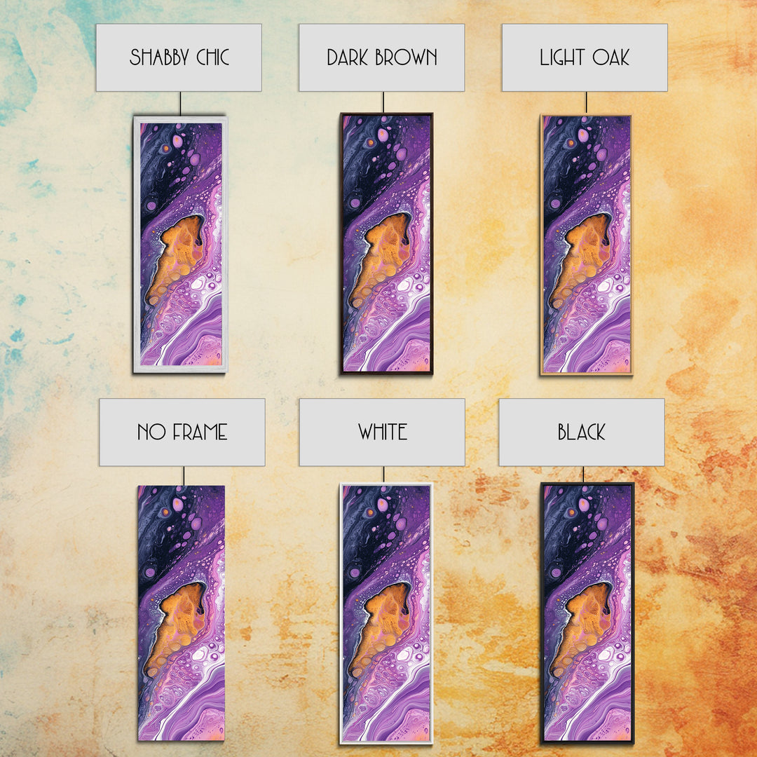 Abstract Purple Swirl, moody art, pink abstract art, sacred geometry wall art, therapy art, framed canvas print, living room art