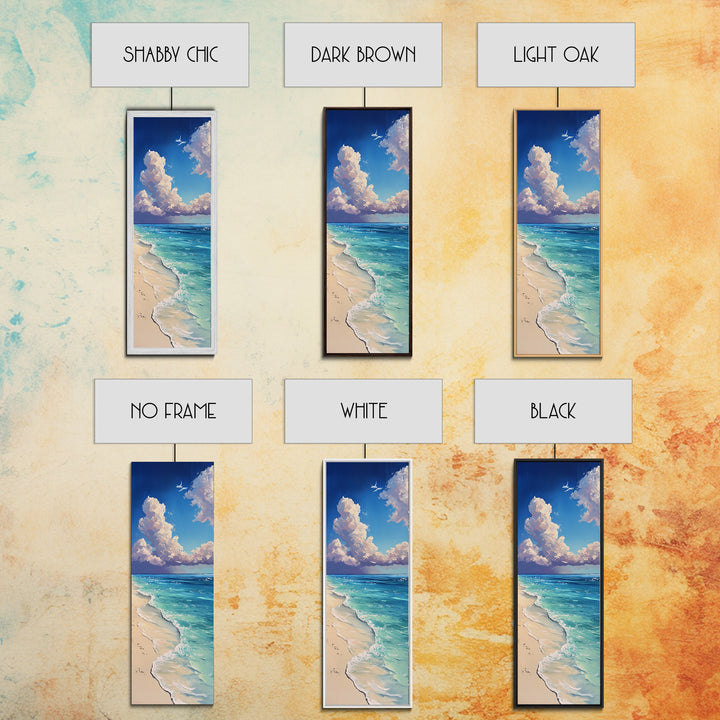 Beach Painting, Coastal Landscape Art, Ocean Waves, Nautical Wall Art, Seascape Painting, Canvas Print, Coastal Decor, Gift Idea