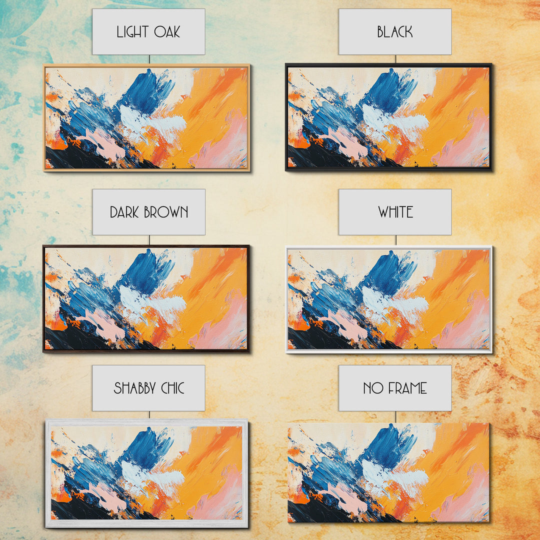 Abstract Splash, Pink Orange Wall Art, Canvas Print, Blue And Green Wall Art, Teal Wall Art, Light Pink Wall Art, Whimsical Art