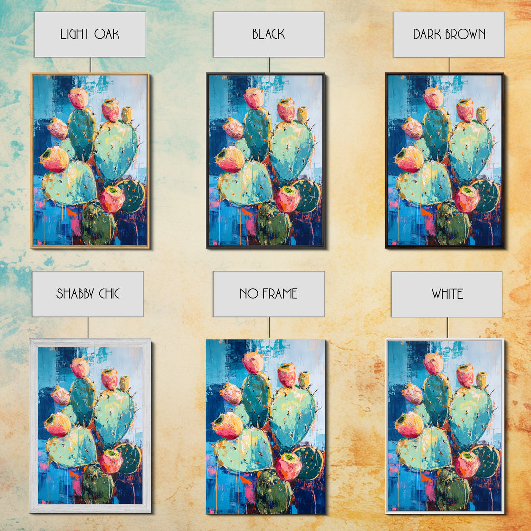 Agave Painting, southwest wall art, boho art, desert landscape, cactus painting, rustic decor, framed canvas print, bold home decor