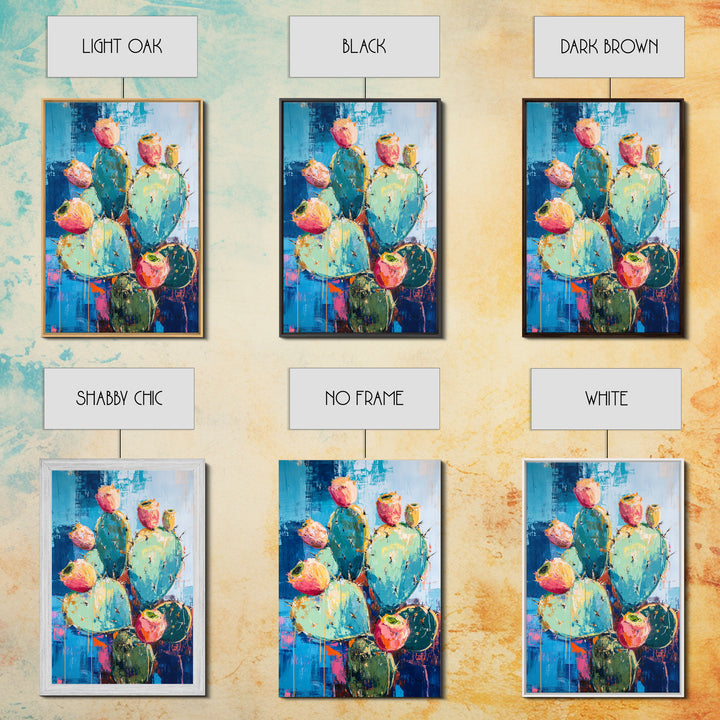 Agave Painting, southwest wall art, boho art, desert landscape, cactus painting, rustic decor, framed canvas print, bold home decor