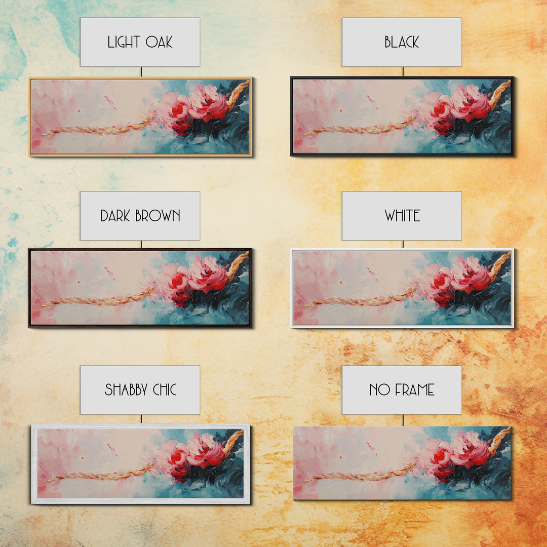 Romantic Floral Abstract Art, Soft Pastel Textured Painting, Feminine Boho Decor, Modern Bedroom Wall Art, Elegant Home Art