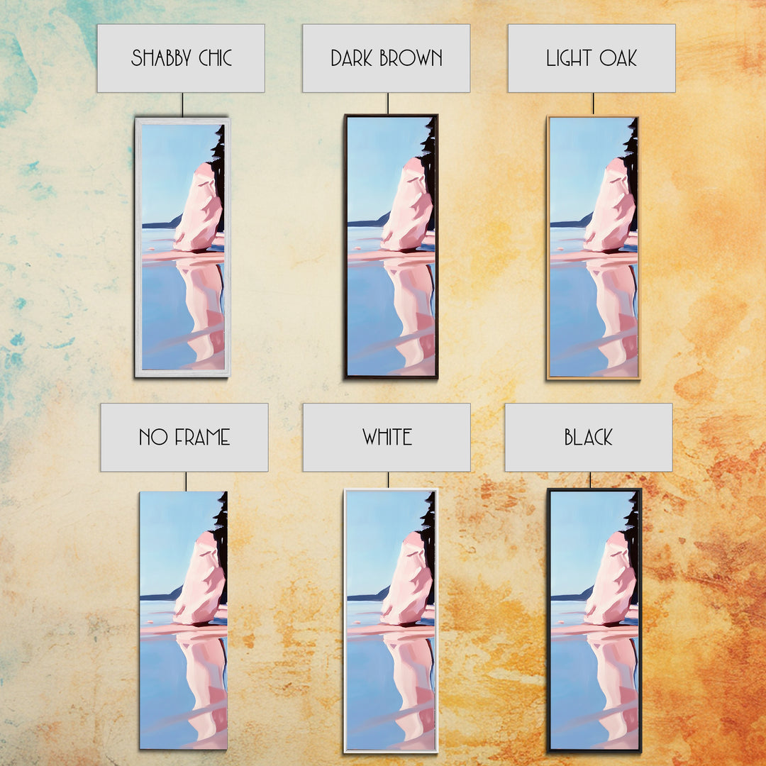 Rock Formation, Desert Landscape, Nature-Inspired Art, Earthy Tones, Boho Home Decor, Neutral Living Room Wall Art, Framed Canvas Print