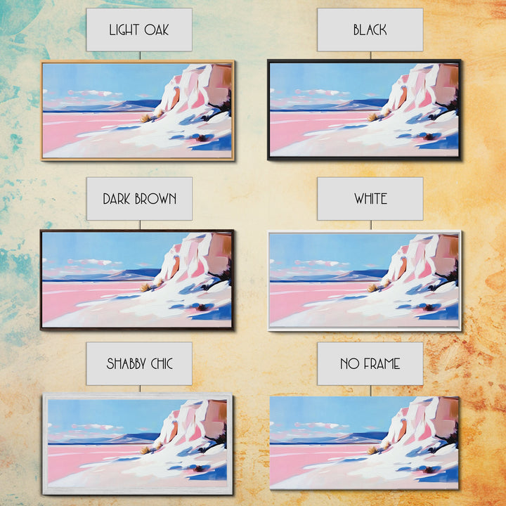 Desert Oasis, Sandstone Cliffs, Southwest Serenity, Canvas Print, Boho Wall Art, Earthy Decor, Rustic Bedroom Art, Scenic Escape