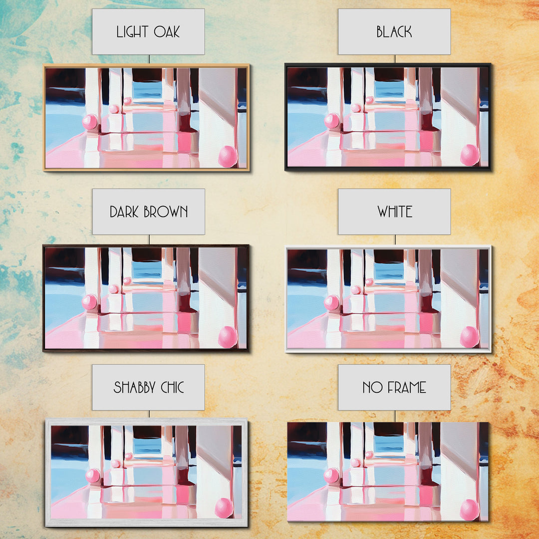 Dockside Reflections, Coastal Living Art, Minimalist Waterscape, Serene Harbor Scene, Nautical Theme, Canvas Print, Office Wall Art