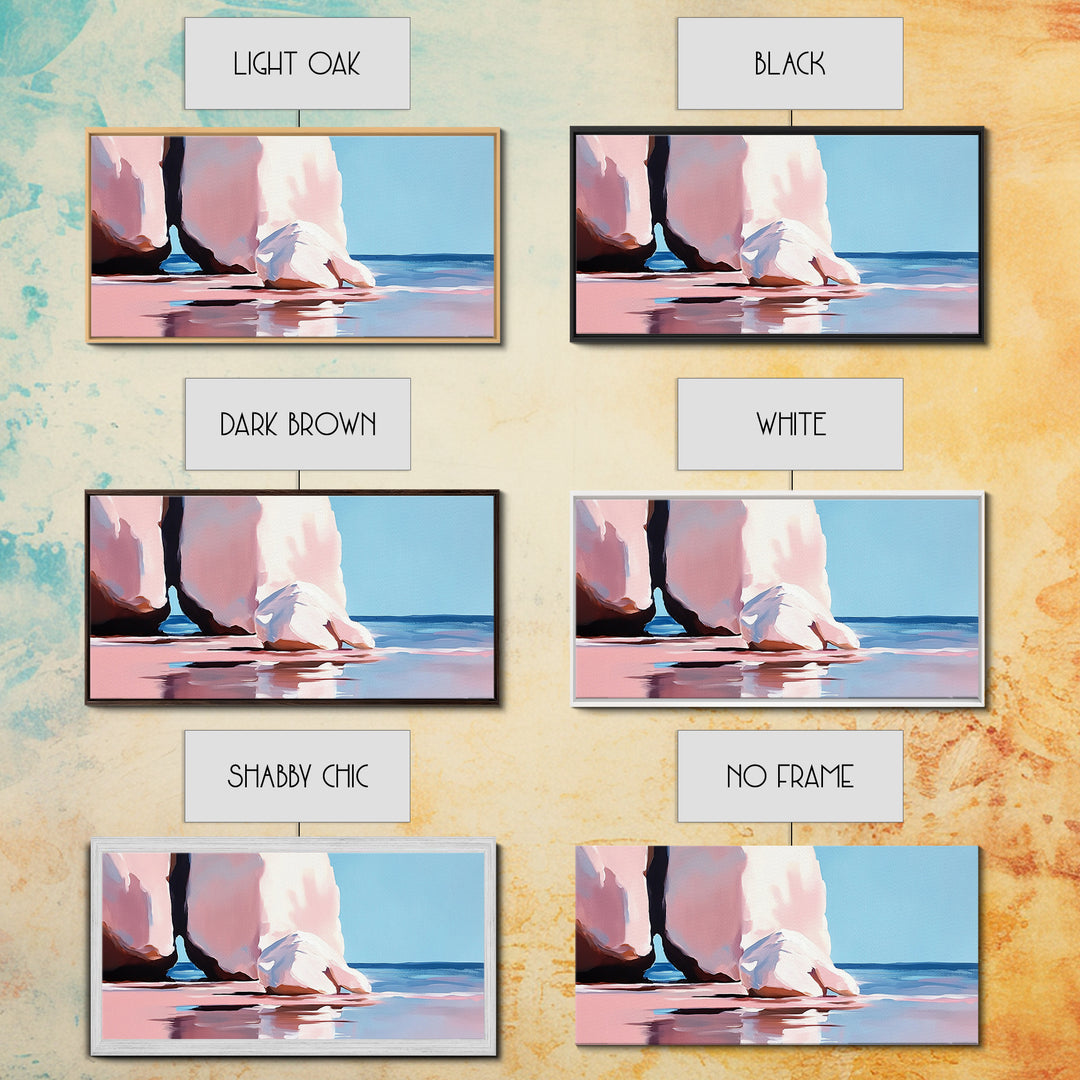 Archway Rocks, Coastal Beauty, Canvas Print, Minimalist Seascape, Natural Landscape, Large Wall Art, Ocean Home Decor, Living Room