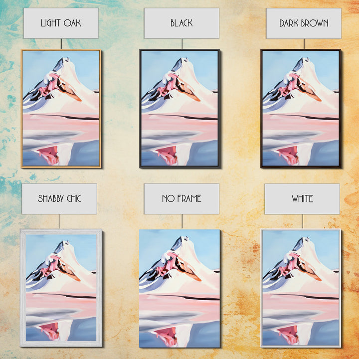 Cherry Blossom Painting, Pink Floral Art, Nature Wall Decor, Framed Canvas Print, Spring Aesthetic, Bedroom Wall Art, Romantic Floral