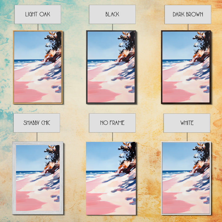 Coastal Waves, Summer Beach Art, Ocean Seascape Painting, Framed Canvas Print, Nautical Wall Art, Living Room Decor, Beach House Artwork