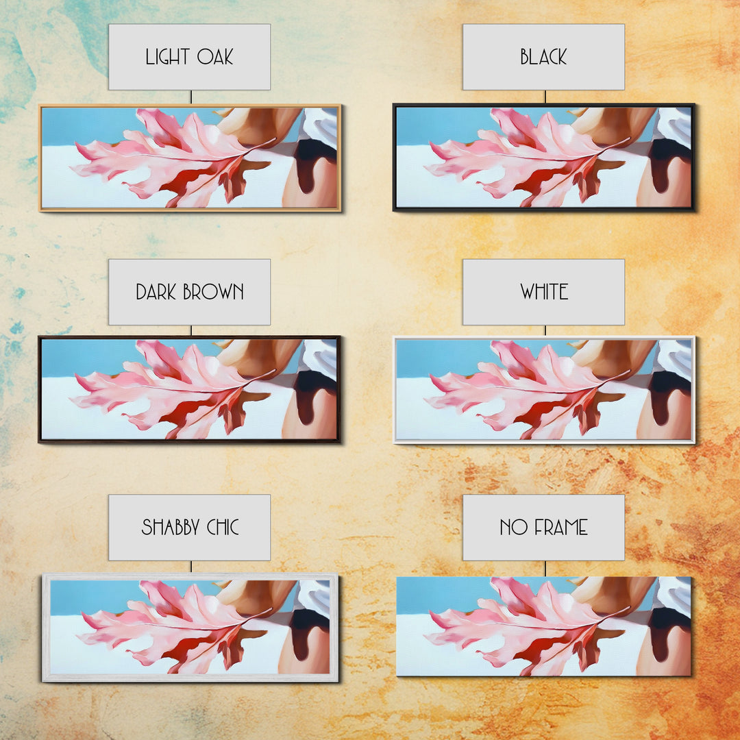 Autumn Leaf, Feminine Hand, Fall Tones, Framed Canvas Print, Cozy Wall Art, Minimalist Fall Decor, Neutral Aesthetic, Boho Art