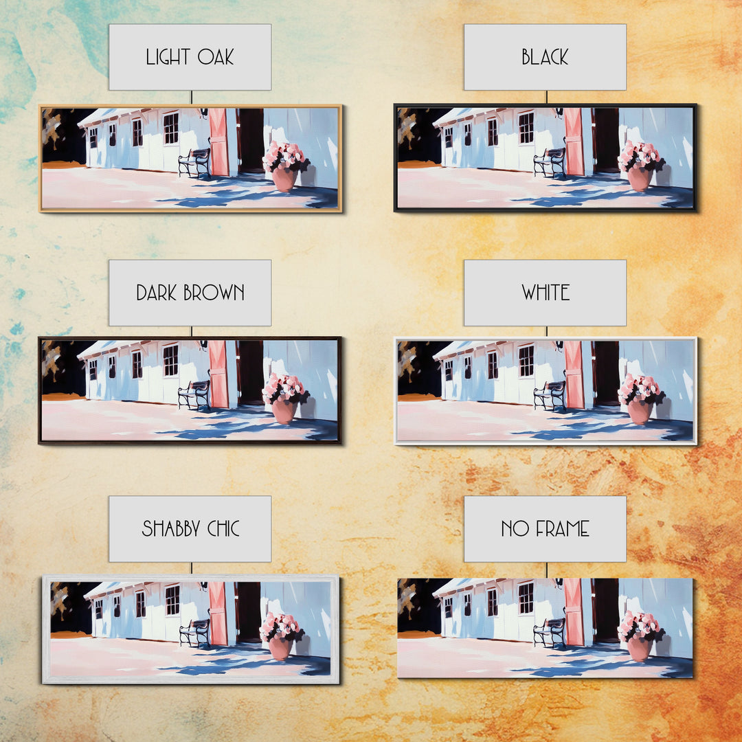 Coastal Barn, rustic farmhouse decor, country wall art, modern country print, neutral home decor, framed canvas print, bedroom art